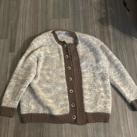 Mo Hair and Wool  sweater! Hand knit by Jack Charney! - Picture 2 of 9